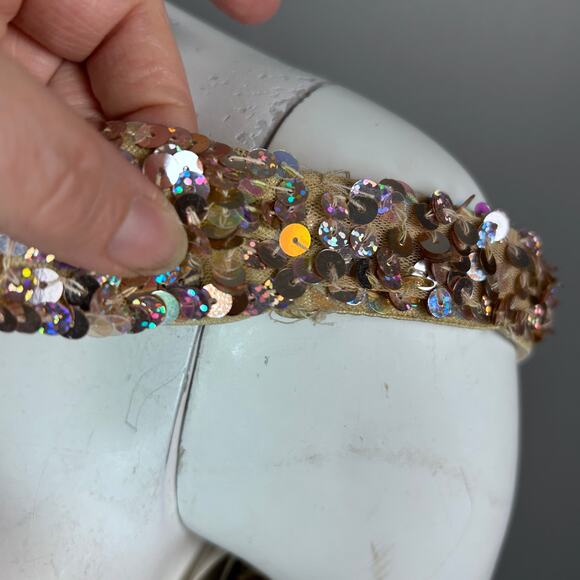 Mac Duggal dress size 0 all over sequin open back Eras Tour halter prom cocktail - Picture 13 of 14